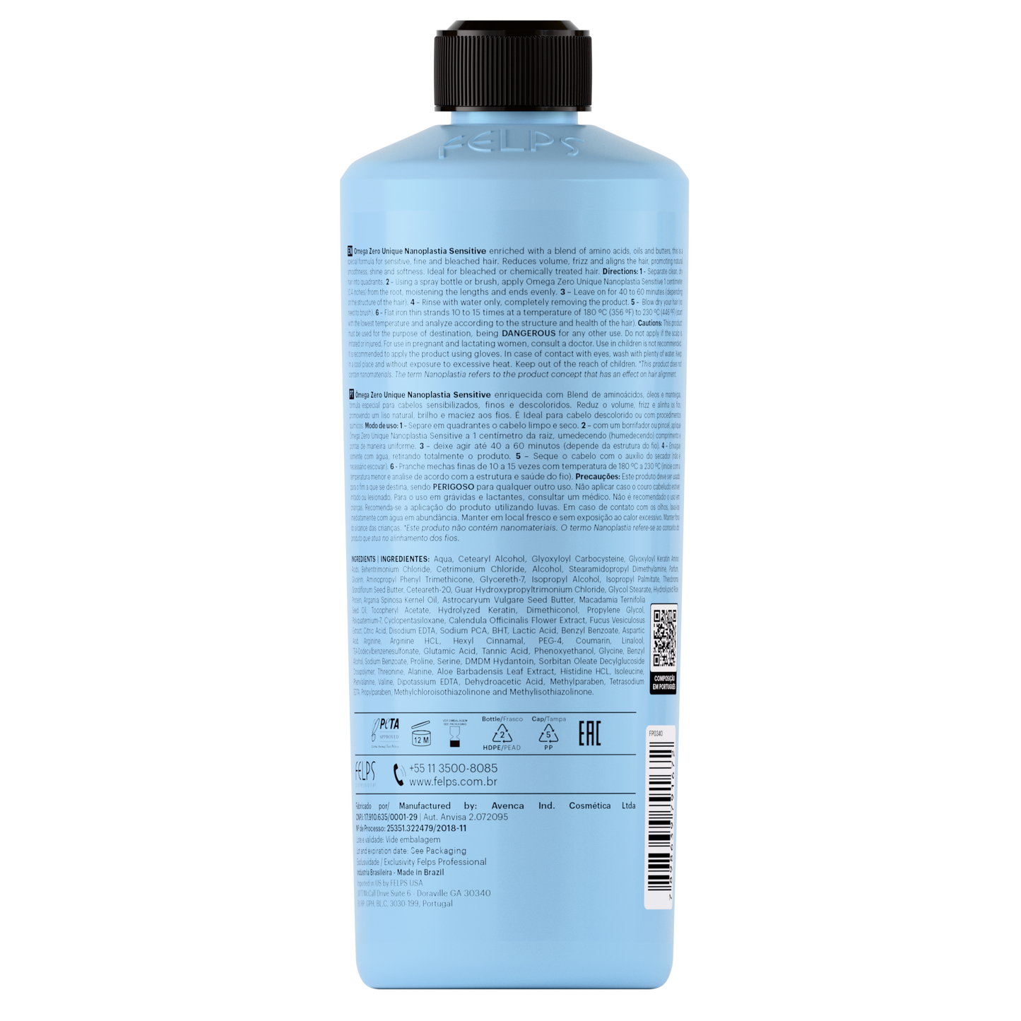 Omega Zero Nanoplastia Sensitive 16.93 FL.OZ
