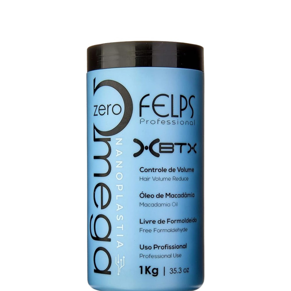 Felps XBTX Omega Zero Hair Volume Reducer Macadamia Oil Formaldehyde-Free 1kg / 35.3fl.oz