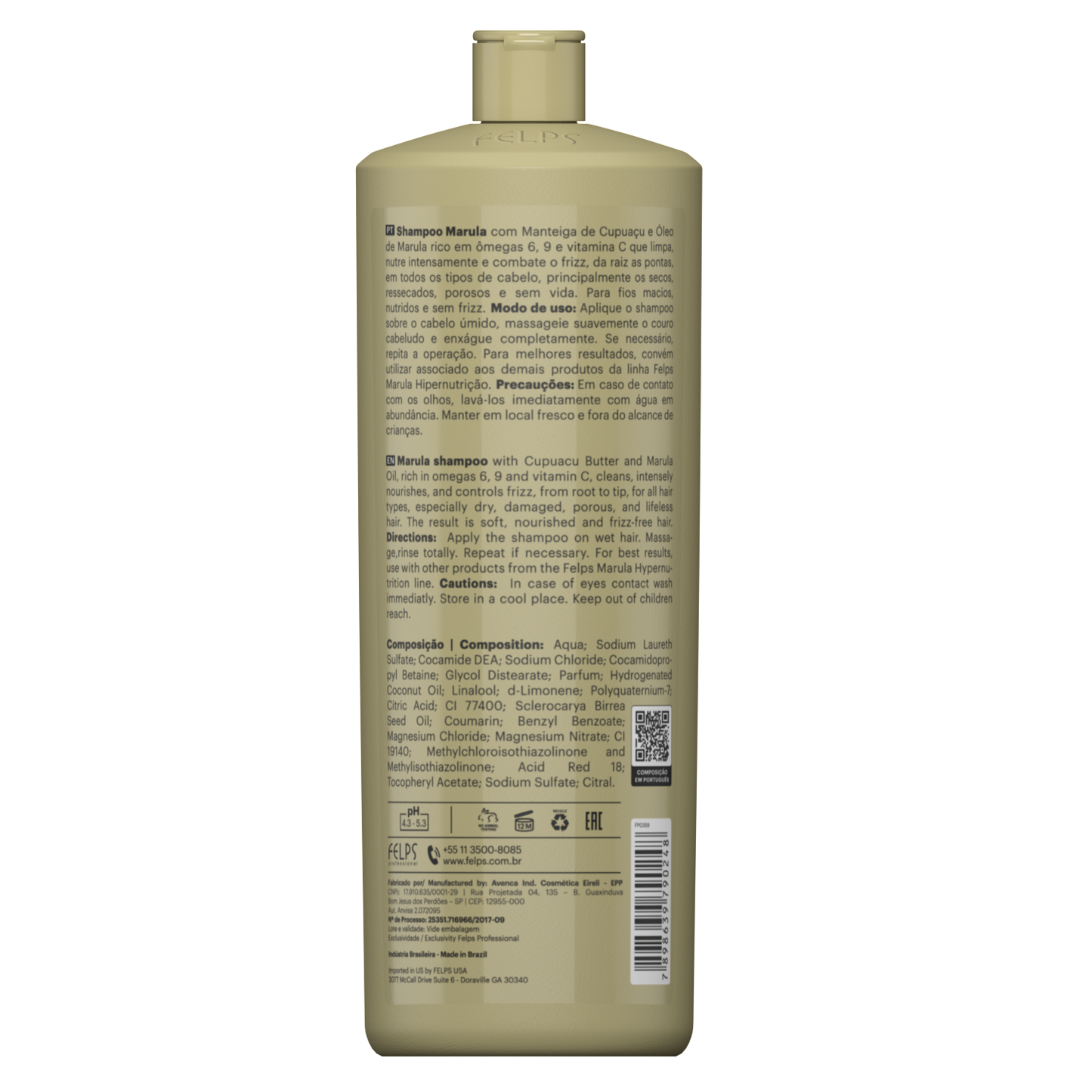 Marula Hypernutrition Shampoo 33.8FL.OZ