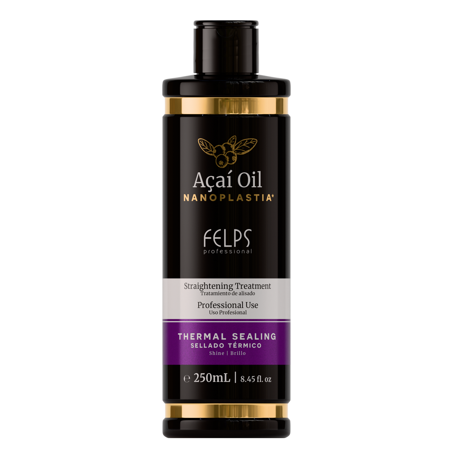 Omega Zero Acai Oil Nanoplastia Thermal Sealing 250ml / 8.45fl.oz