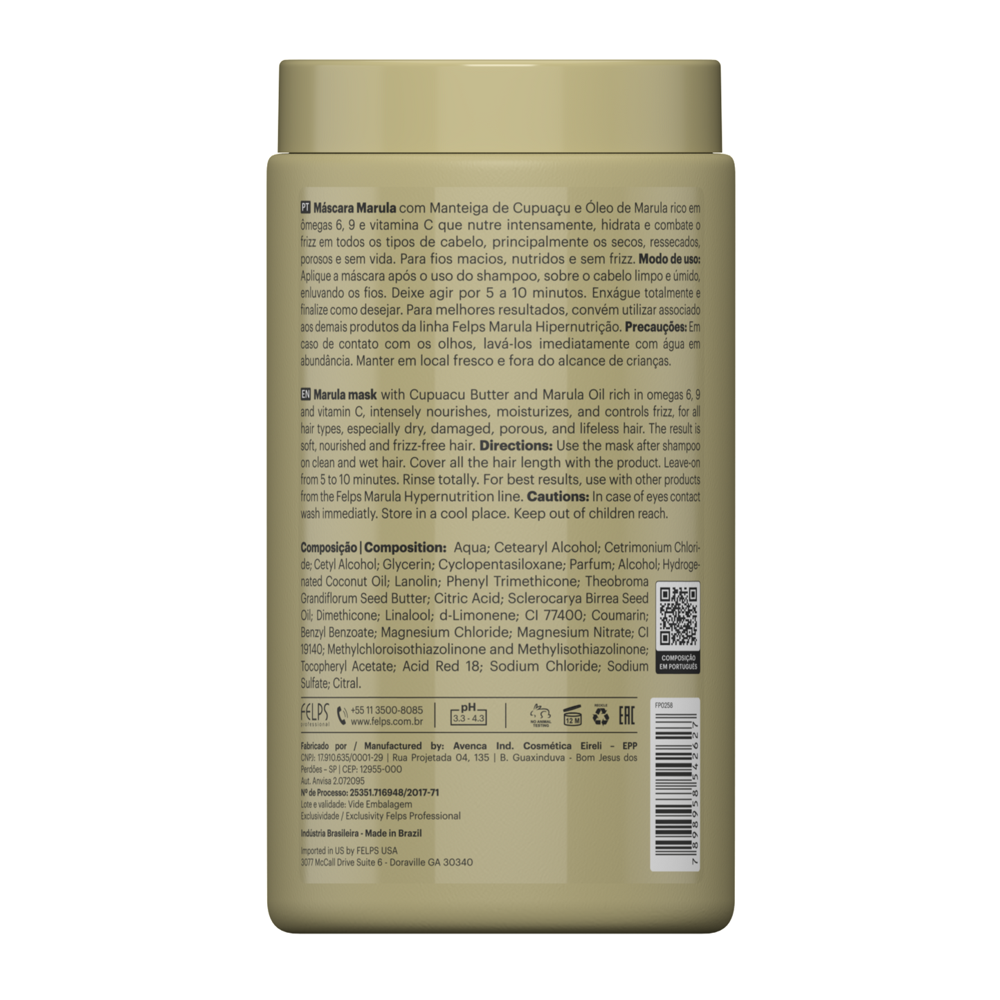 Marula Hypernutrition Mask 35.3OZ
