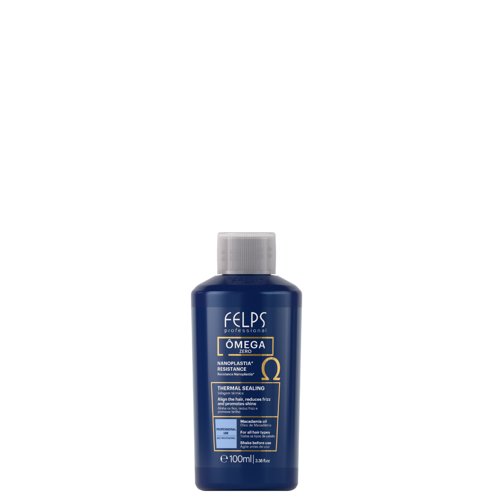 Omega Zero Resistance Nanoplastia Treatment Zero Formaldehyde Hair Straightening with Macadamia Oil 3.38 fl.oz Mini