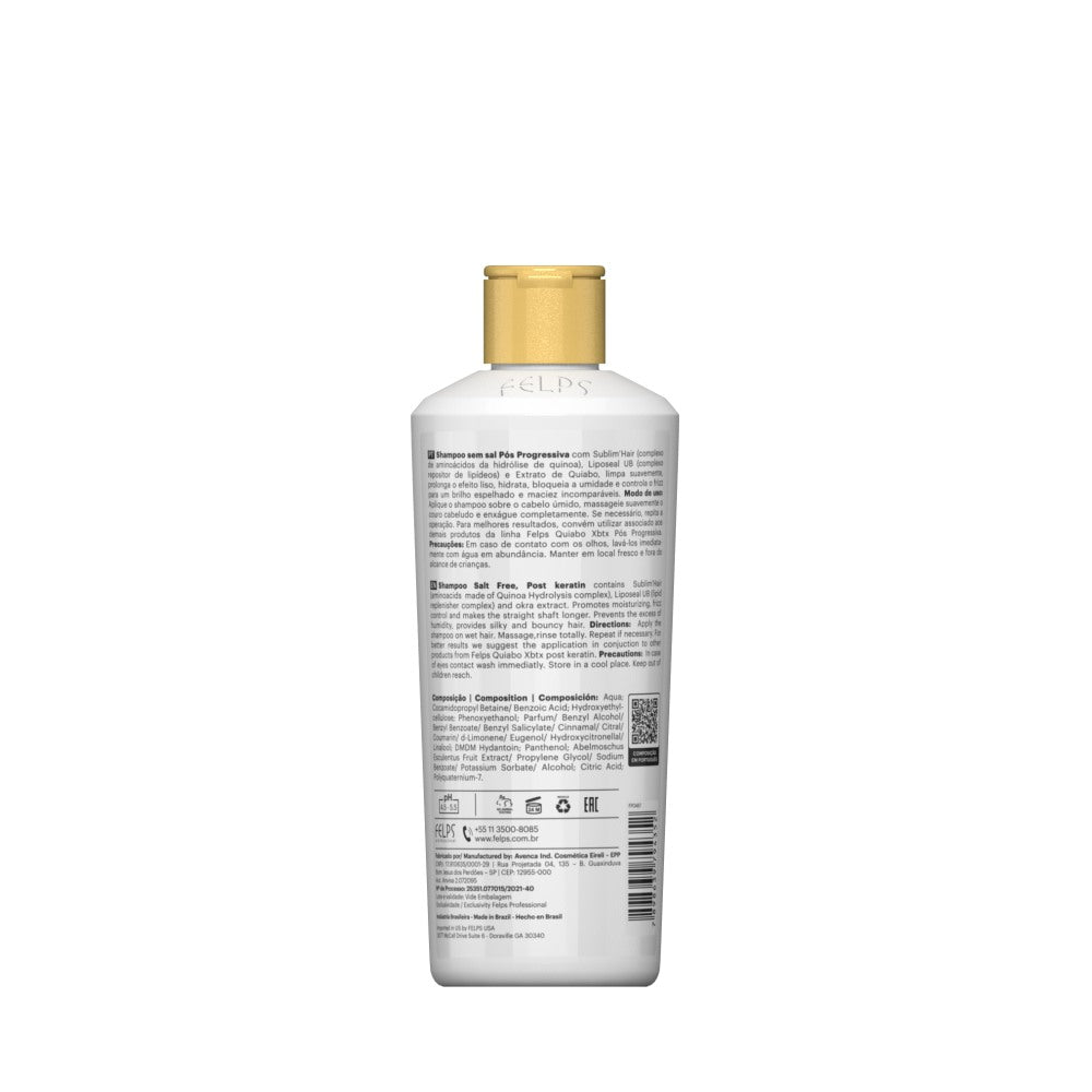 Quiabo Post Keratin Shampoo